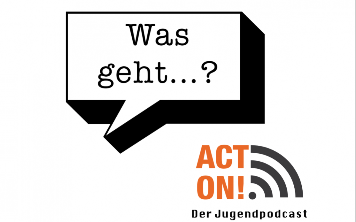 Logo: Der Jugendpodcast von ACT ON!