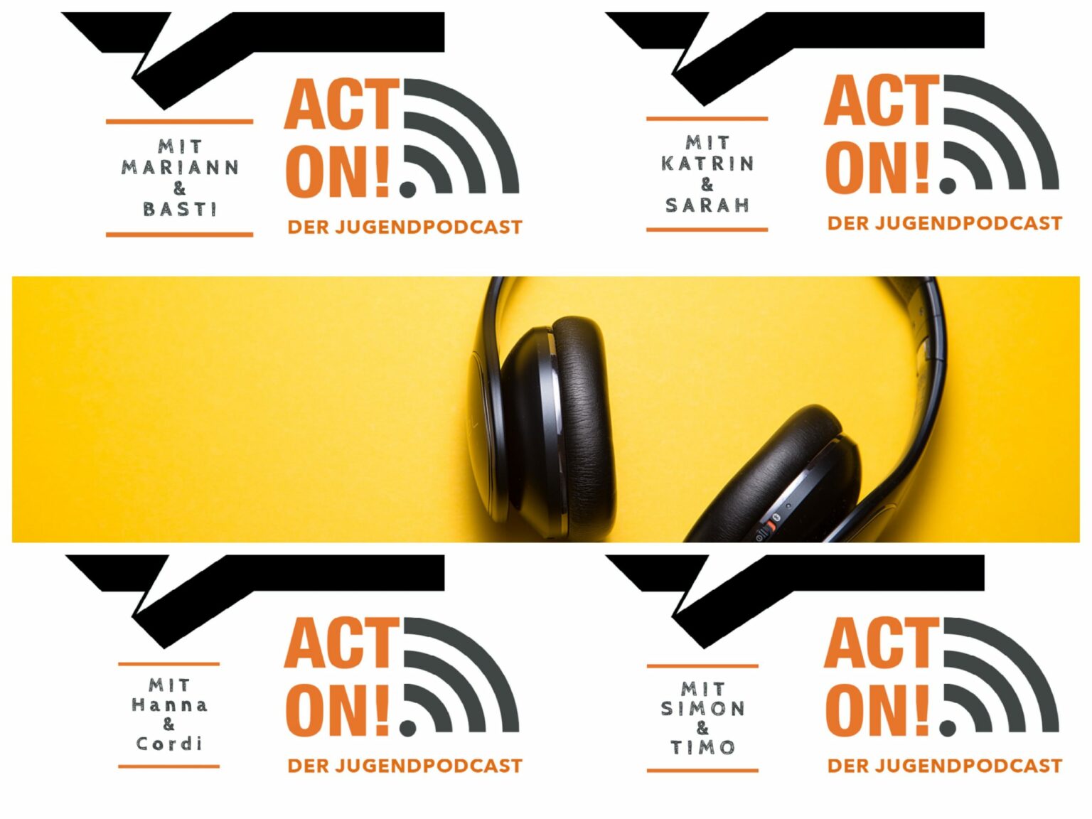 Logo: ACT ON! Podcast