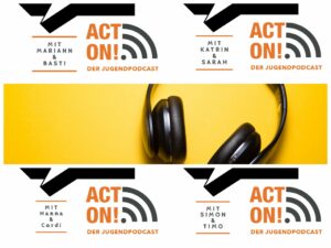 Logo: ACT ON! Podcast