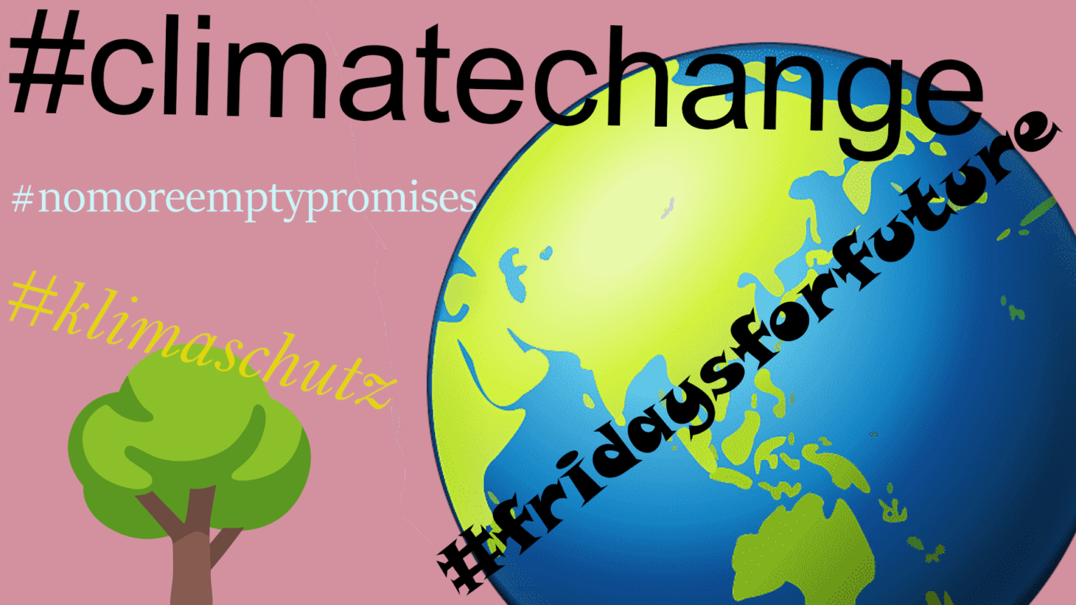 Abbildung, die verschiedene Emojis und häufig genutzte Hashtags zum Thema Gesellschaft und Politik auflistet